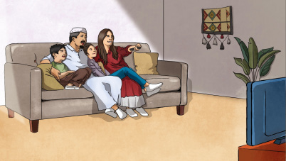 Graphic motion scene